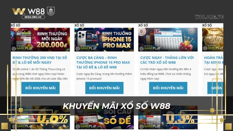 Các bước cơ bản giúp người chơi tham gia sảnh xổ số tại W88