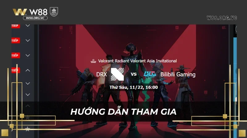 Tham gia Esports tại W88 để có trải nghiệm tốt nhất