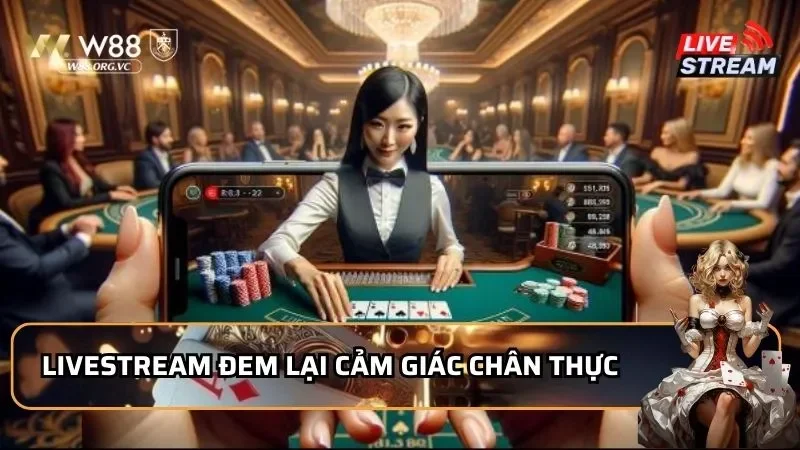 Livestream đem lại cảm giác chân thực